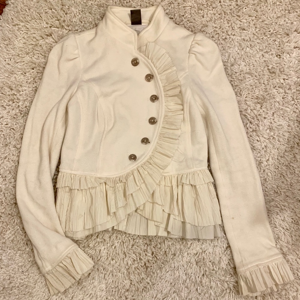 Free People ruffle jacket